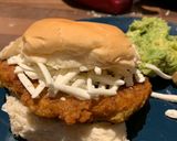 A picture of step 4 of Vegan burger.