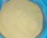 A picture of step 2 of Fried cous cous.