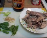 炒鴨肉的食譜步驟1照片