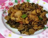 A picture of step 7 of Turnip with chicken.