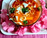 A picture of step 5 of Yummy and Tasty Malai Paneer with tomato.