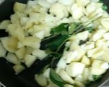 A picture of step 3 of Dahi Aloo.