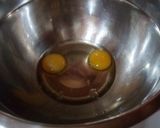 صورة لخطوة 1 من وصفة الكيكة المنفوخة بصوص شكولا