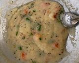 A picture of step 5 of Veg upma.