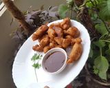 A picture of step 2 of Chicken pakore.