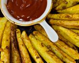 صورة لخطوة 7 من وصفة بطاطس بالقلايه الهوائية 🍟