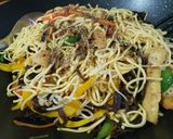 Hình bước làm 2 của món Mì xào chay