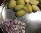 A picture of step 2 of Soya Chunks Tikki.