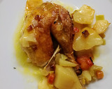 Foto del paso 7 de la receta: Pollo asado a la huertana