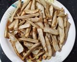 स्वीट पोटैटो फ्रेंच फ्राई  रेसपी (Sweet potato french fry recipe in marathi) रेसिपी स्टेप 3 फोटो 