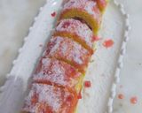A picture of step 9 of Strawberry and cream swiss roll.