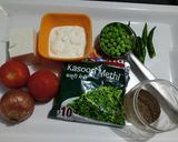 मेथी काली मिर्च पनीर रेसिपी चरण 1 फोटो