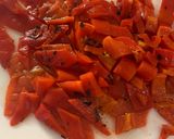 A picture of step 2 of Chicken Paprika.
