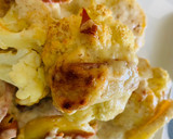 Foto del paso 5 de la receta: Coliflor con jamón y bechamel gratinados