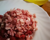 Foto del paso 6 de la receta: Dumplings caseros rellenos de ternera, bacon y cebolleta 🥟