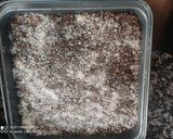 A picture of step 4 of Coconut Dates Dryfruit Burfi.