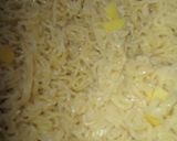 A picture of step 6 of Noodles with potatoes and egg.