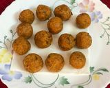 A picture of step 8 of Poha Aloo Balls (Poha Aloo Pakoda).
