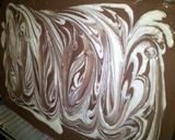 A picture of step 8 of Major's Marble Cake.