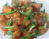 A picture of step 15 of Aloo Manchurian.