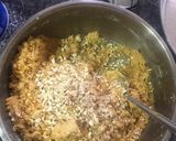 A picture of step 2 of Besan ladoo.