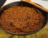 Foto del paso 6 de la receta: Risotto de Trigo Mote con Fondo de Carne, Tomate Frito y Setas