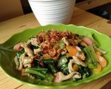 Foto langkah ke 6 dari resep Tumis sausis (sayur, usus, sosis).
