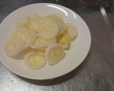 A picture of step 4 of Easy One-Pot Boiled Dumplings in Chicken Broth.