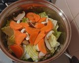A picture of step 5 of Easy One-Pot Boiled Dumplings in Chicken Broth.