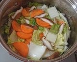 A picture of step 6 of Easy One-Pot Boiled Dumplings in Chicken Broth.