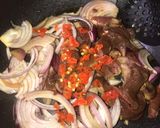 A picture of step 2 of Stir Fried Irish Potatoes and Liver.