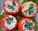 Foto del paso 3 de la receta: Tomates rellenos frescos y fáciles