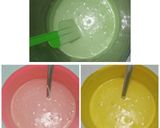 Foto langkah ke 3 dari resep Steamed Rainbow Cake Ny Liem.