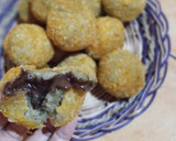 Foto langkah ke 5 dari resep Bola ubi isi coklat.
