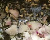 A picture of step 3 of Espinacas con Garbanzos(Spanish Chickpea Stew).