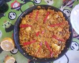 Foto del paso 10 de la receta: Paella de pollo con verduras