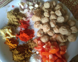 சோயா சுக்கா(soya chukka recipe in tamil) ரெசிபி ஸ்டேப் 2 புகைப்படம்