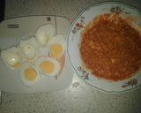Foto del paso 3 de la receta: Huevos rellenos de atún y tomate