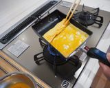 A picture of step 6 of Dashimaki Tamago - Japanese rolled omelet.
