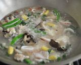 塔香蒜味雜食蠔菇粥的食譜步驟5照片