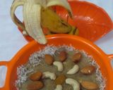 A picture of step 6 of Banana halwa.