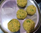 A picture of step 3 of Bread wheel chat (dabeli style).