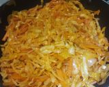 A picture of step 7 of Cabbage-carrot sabzi.