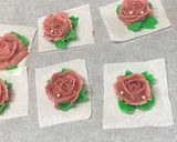 A picture of step 6 of Valentines Flower Cookies.