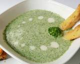 Brokoli Cream Soup With Garlic Bread (breakfast day #1) langkah memasak 3 foto