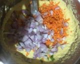 A picture of step 2 of Moong daal paratha.