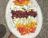 A picture of step 1 of Classic Nigerian salad.