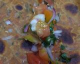 A picture of step 7 of Carrot paratha with salsa fillings.