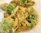 A picture of step 4 of How to Prepare Butterbur Sprouts & Tempura.