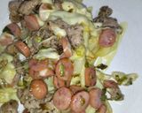 Foto del paso 4 de la receta: Salchipapa con carne